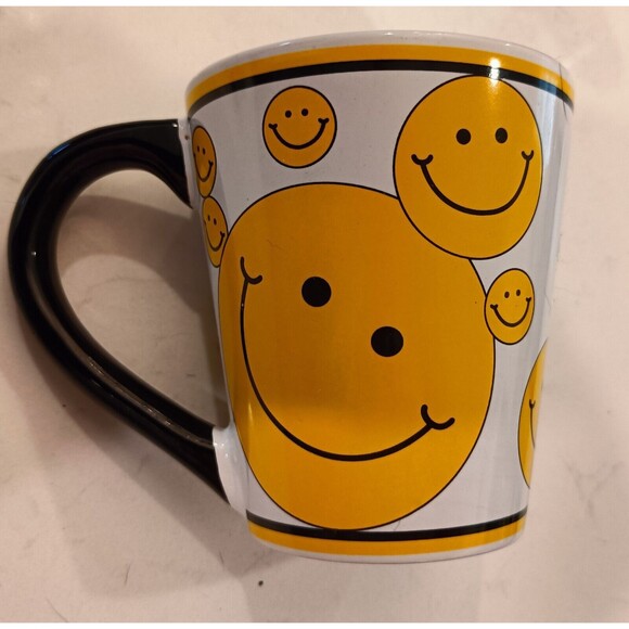 Yellow Happy Smiley Face Mug - Picture 2 of 6